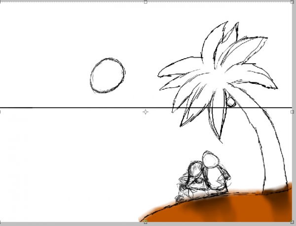 Creation of Love at Sunrise: Step 5